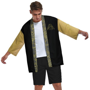 I AM HEBREW 03-01 Men's Designer Drop Shoulder Kimono Cardigan