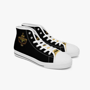I AM HEBREW 02 High Top Unisex Canvas Shoes