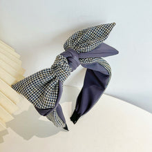 Load image into Gallery viewer, College Style French Vintage Side Bow Sponge Headband (5 colors)