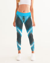 Load image into Gallery viewer, TRP Twisted Patterns 04: Weaved Metal Waves 01-02 Designer Mid Rise Yoga Pants