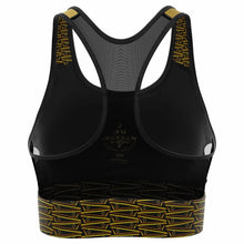 Load image into Gallery viewer, BREWZ Elected Designer Mesh Padded Sports Bra