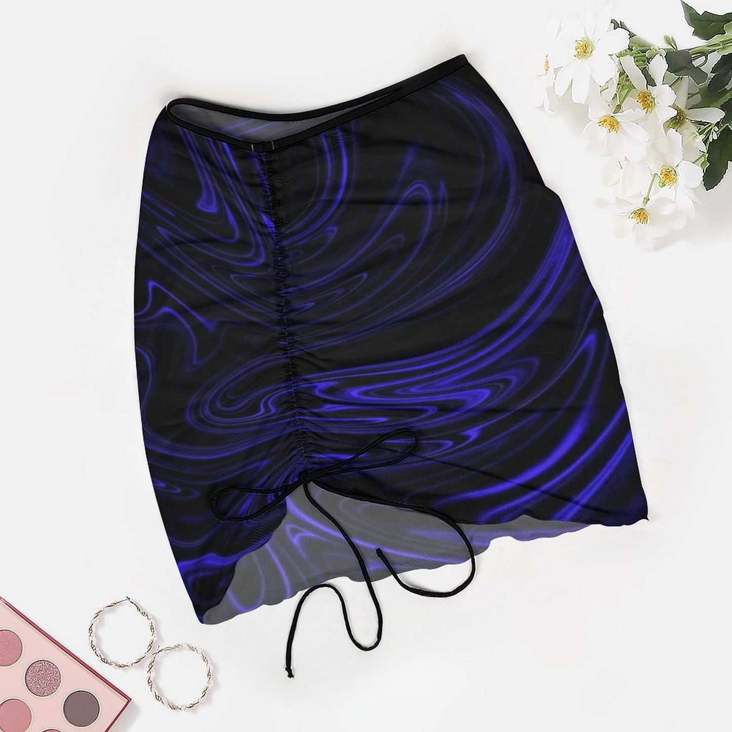 TRP Maze 01-02 Designer Drawstring Mini Skirt