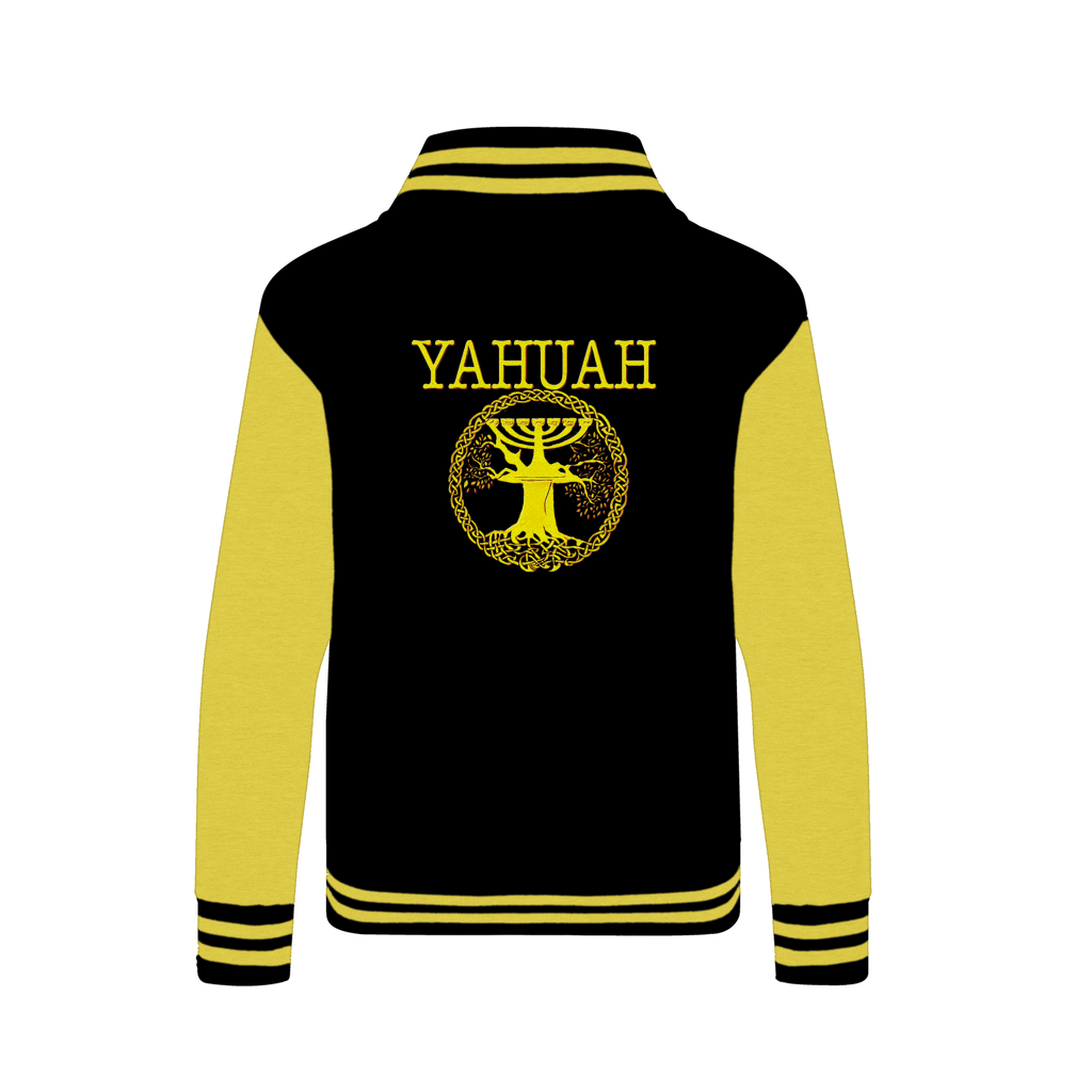 Yahuah-Tree of Life 02-01 Designer AWDis Just Hoods Unisex Varsity Jacket