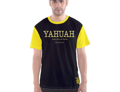 Yahuah-Name Above All Names 02-02 Men's Designer Sport Mesh T-shirt