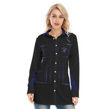 Load image into Gallery viewer, TRP Matrix 02 Designer Collared Long Sleeve Button Up Blouse
