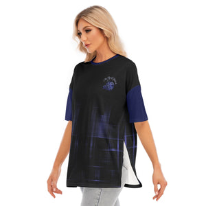 TRP Matrix 02 Ladies Designer Drop Shoulder Split Hem Long T-shirt