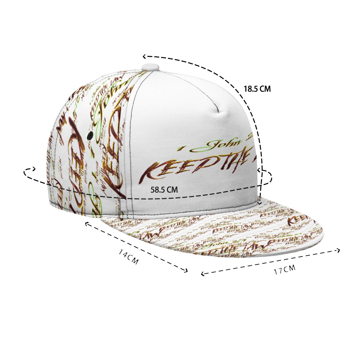 Commandment Keepers 01-01 Designer Peaked Snapback Cap