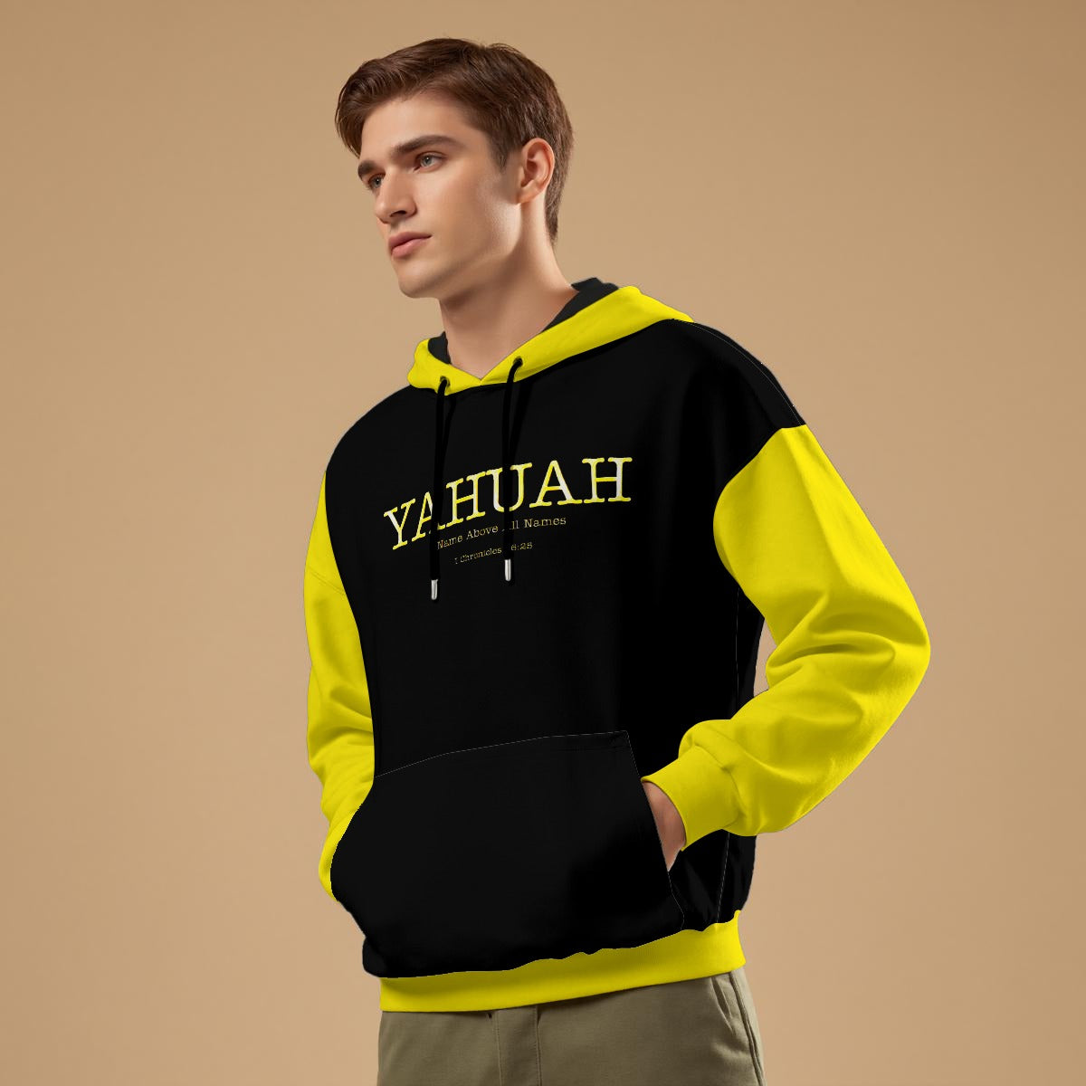 Yahuah-Name Above All Names 02-02 Designer Unisex Cotton Hoodie