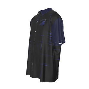 TRP Matrix 02 Men's Designer Drop Shoulder Short Sleeve Imitation Silk Dress Shirt