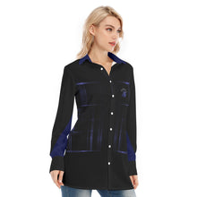 Load image into Gallery viewer, TRP Matrix 02 Designer Collared Long Sleeve Button Up Blouse
