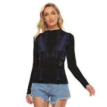 Load image into Gallery viewer, TRP Matrix 02 Ladies Designer Long Sleeve Slim Fit Mesh T-shirt