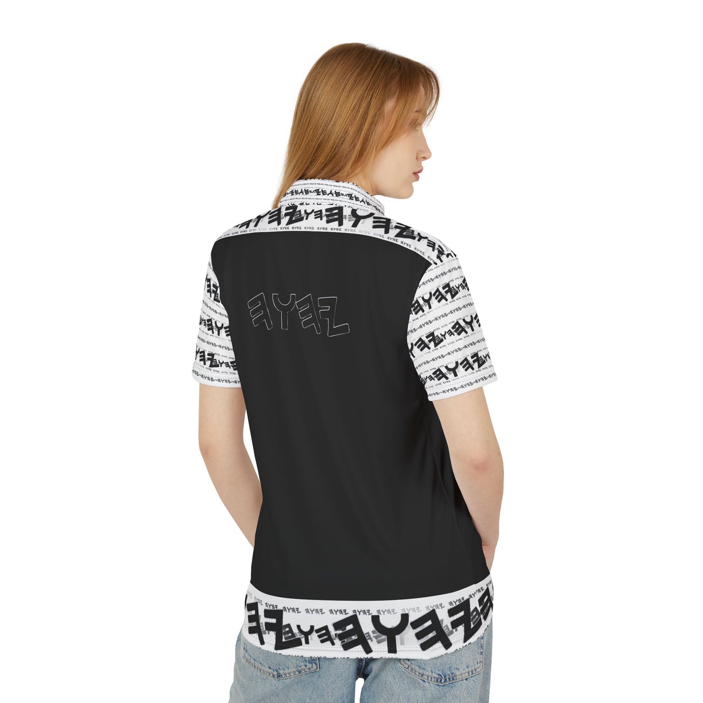 Most High God - Yahuah 01-01 White Designer Unisex Polo Shirt