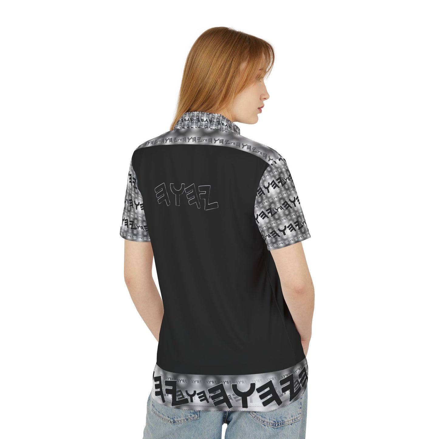 Most High God - Yahuah 01-01 Black Designer Unisex Polo Shirt