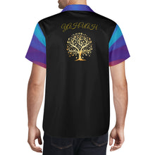 Load image into Gallery viewer, Yahuah-Tree of Life 01 Royal Men&#39;s Designer Short Sleeve Dress Shirt