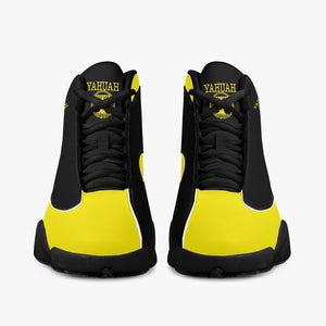 Yahuah-Tree of Life 02-01 Black Sole Unisex  Basketball Sneakers