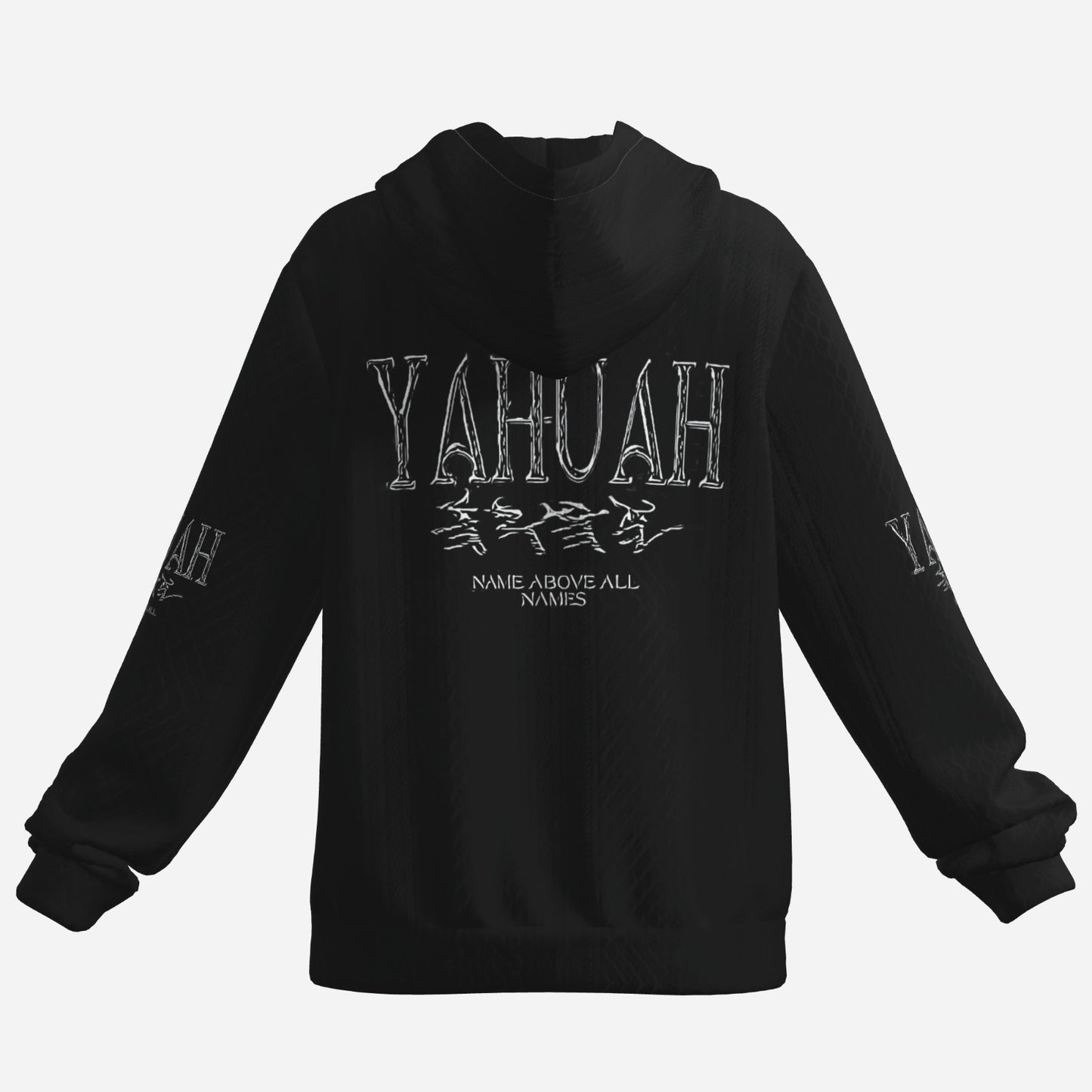 Yahuah-Name Above All Names 01-01 Ladies Designer Premium Drop Shoulder Hoodie