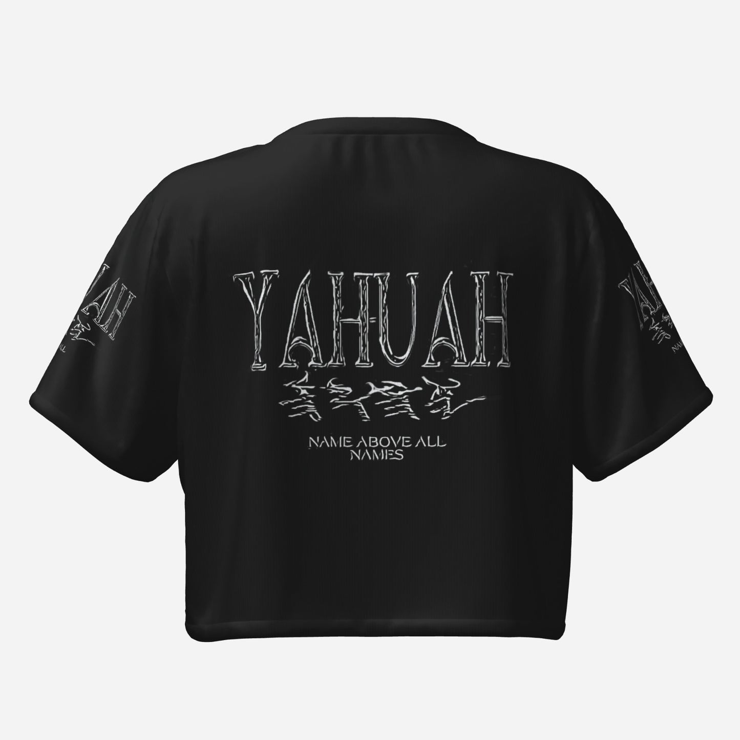 Yahuah-Name Above All Names 01-01 Designer Cropped T-shirt