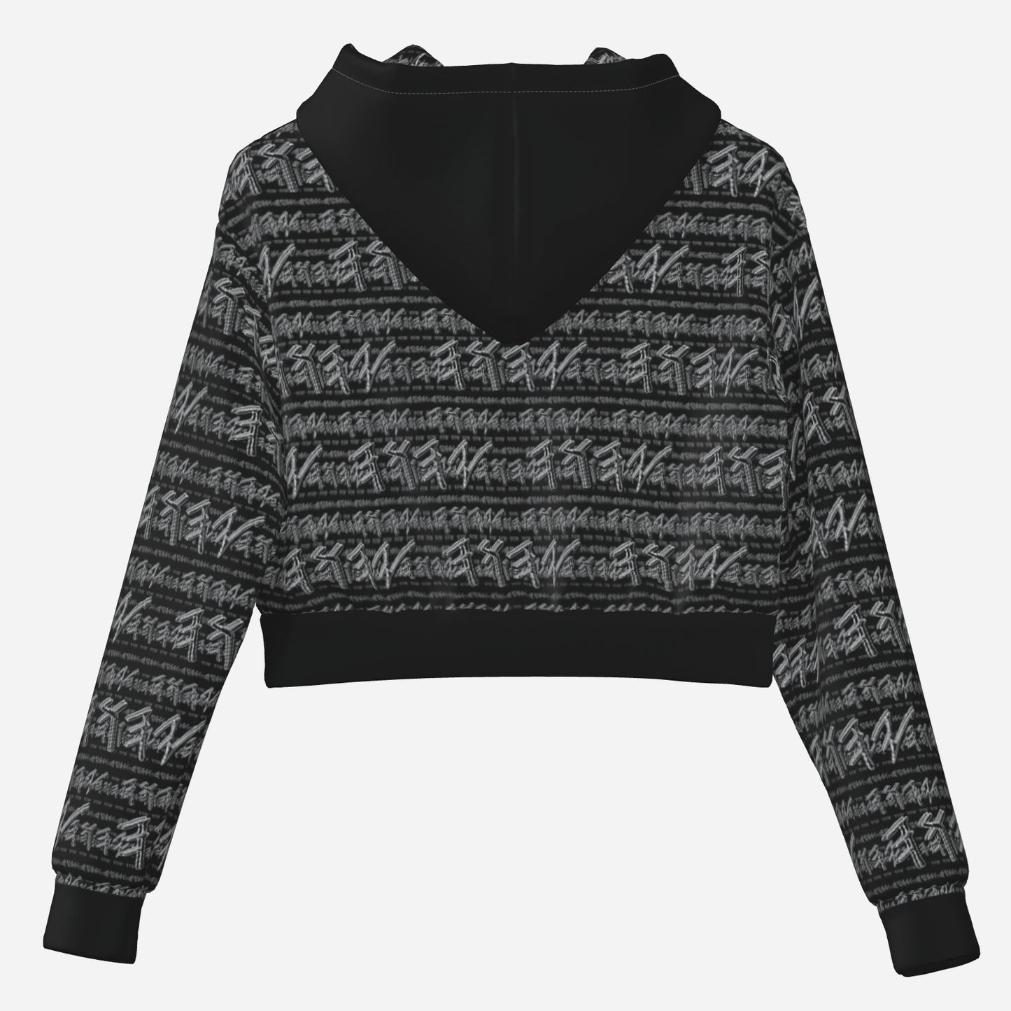 Yahuah Logo 01-02 Designer Cropped Hoodie