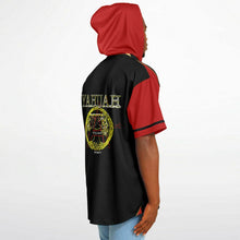 Load image into Gallery viewer, A-Team 01 Red Men&#39;s Designer Hooded Baseball Jersey