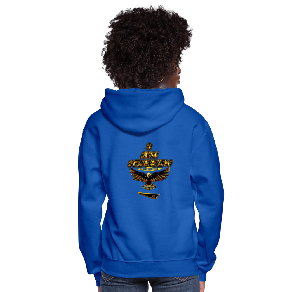 BREWZ 01-01 Designer Jerzees Ladies Pullover Hoodie (10 colors) - royal blue