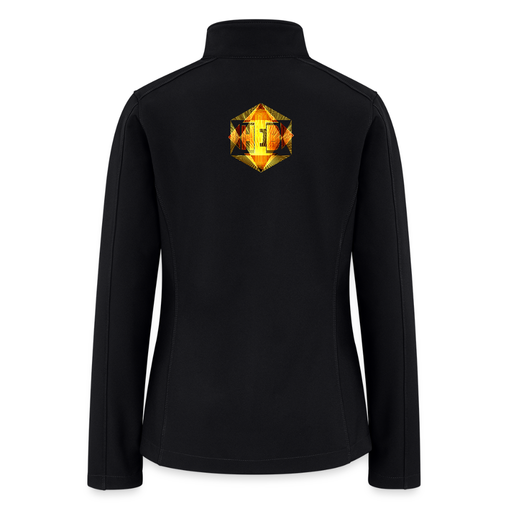 Hebrew World 01-01 Designer Port Authority Soft Shell Zip Sweatshirt - black