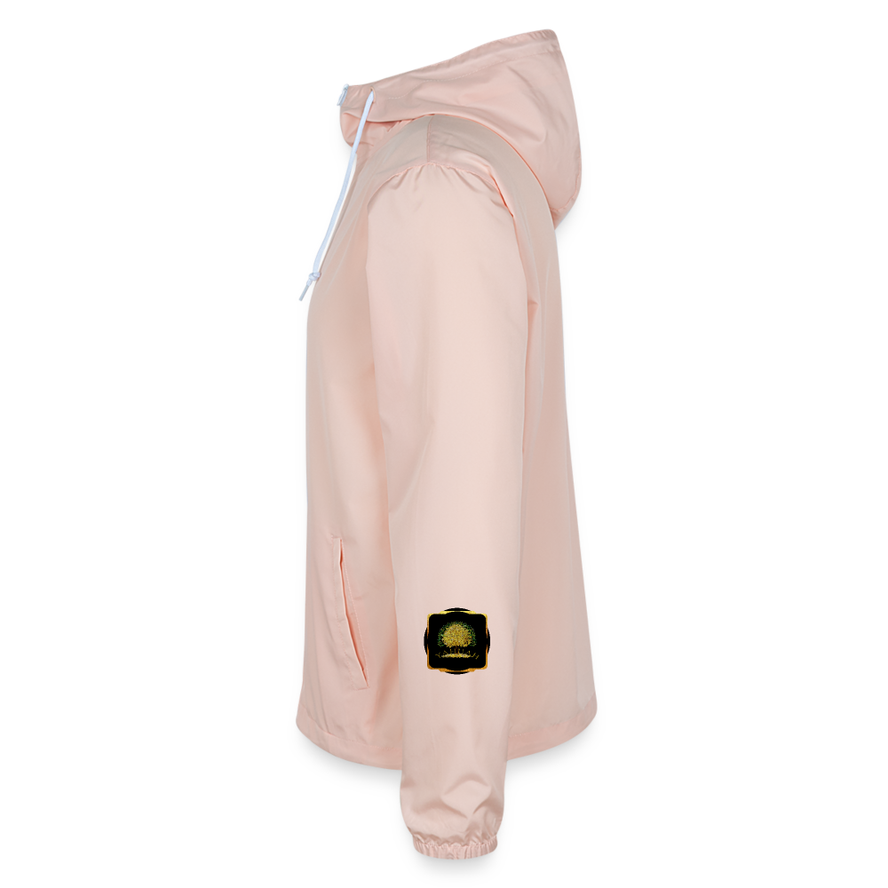 Yahuah-Tree of Life 03-01 Designer Independent Trading Co. Unisex Lightweight Windbreaker (3 colors) - blush pink