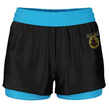 Load image into Gallery viewer, A-Team 01 Blue Ladies Designer 2-in-1 Shorts