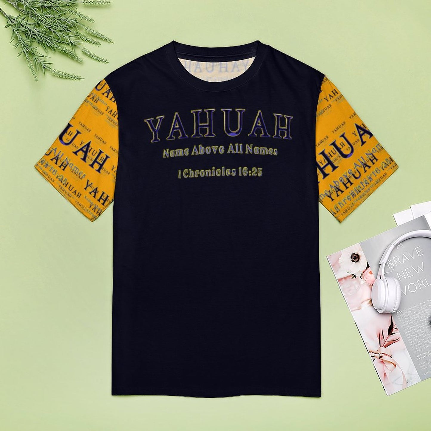 Yahuah-Name Above All Names 02-01 Ladies Designer T-shirt