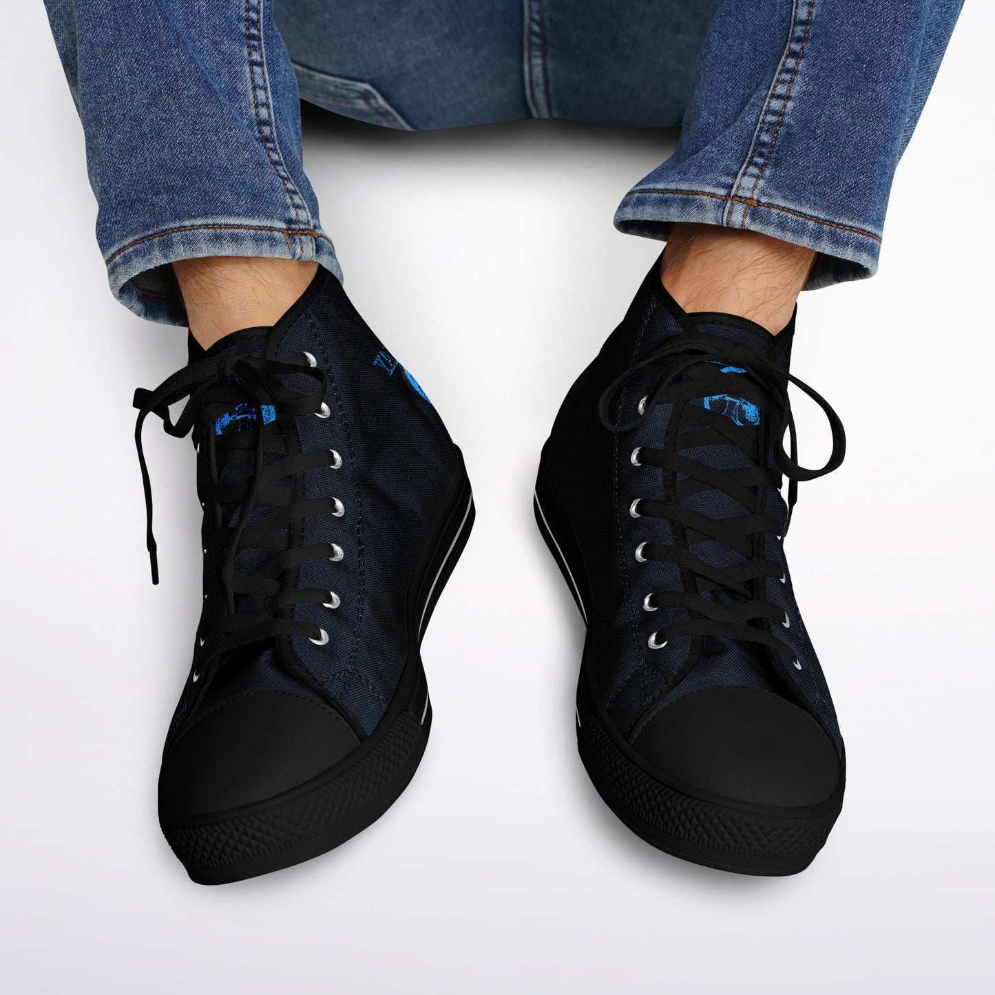 Yahuah-Tree of Life 02-02 Urban Peak Unisex High Top Canvas Sneakers