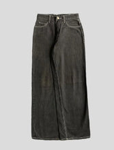 Load image into Gallery viewer, American Retro Alien Print Harajuku Wide Leg Male Denim Jeans