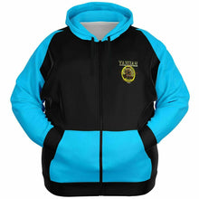 Load image into Gallery viewer, A-Team 01 Blue Designer Fashion Full Zip Unisex Plus Size Hoodie