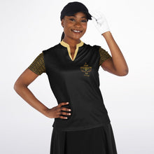 Load image into Gallery viewer, BREWZ Elected Ladies Designer Collarless Polo Shirt