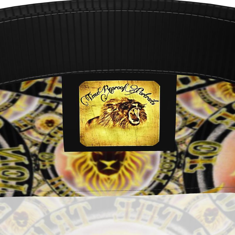 Yahusha-The Lion of Judah 03-01 Men's Designer Spread Collar Shirt