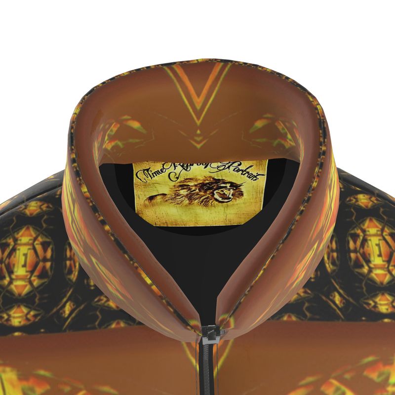 Hebrew World 01-03 "Be Still" Men's Designer Stand Collar Puffer Jacket