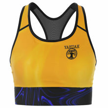 Load image into Gallery viewer, Yahuah-Tree of Life 02-02 Elect Designer Mesh Padded Sports Bra