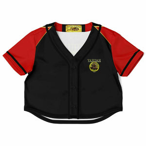 A-Team 01 Red Designer Cropped Baseball Jersey
