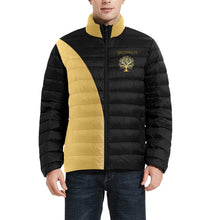 Load image into Gallery viewer, Yahuah-Tree of Life 01 Elect Men&#39;s Designer Stand Collar Puffer Jacket