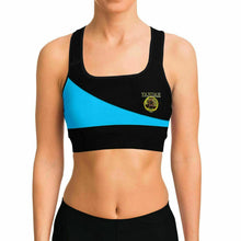 Load image into Gallery viewer, A-Team 01 Blue Designer Sports Bra