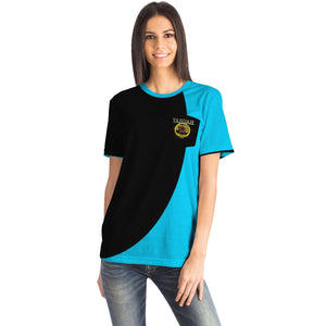A-Team 01 Blue Designer Unisex Pocket T-shirt