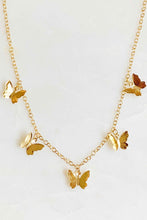 Load image into Gallery viewer, Dainty Butterfly Charm Necklace