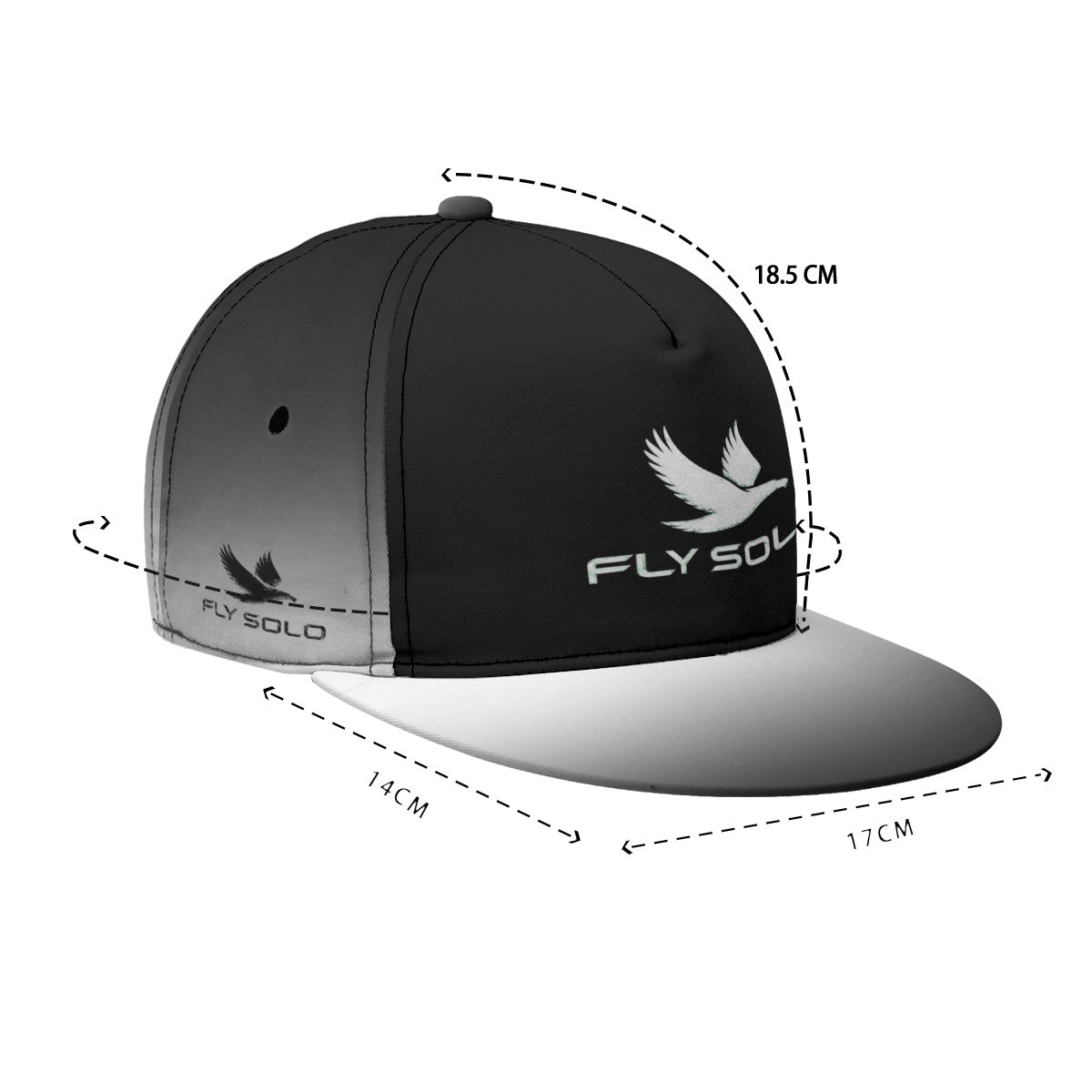 Outspoken Designs 03-03 "Fly Solo" Designer Peaked Snapback Cap