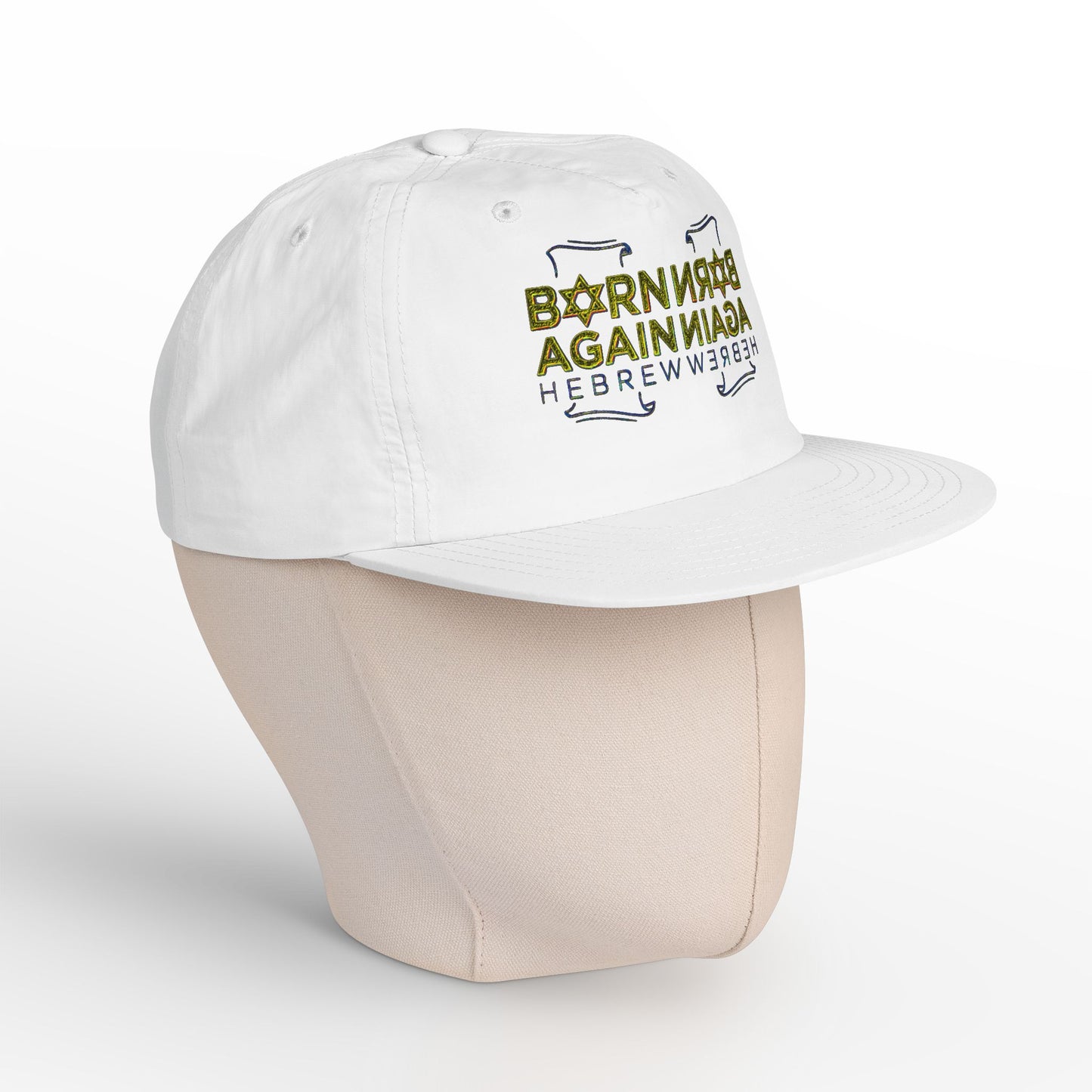 Born Again Hebrew 01-01 Designer Snapback Dad Cap
