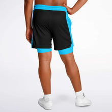 Load image into Gallery viewer, A-Team 01 Blue Men&#39;s Designer 2-in-1 Shorts