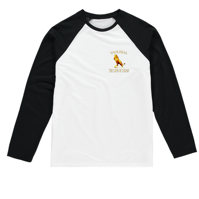 Yahusha-The Lion of Judah 01 Designer Sublimation Raglan Long Sleeve Unisex T-shirt
