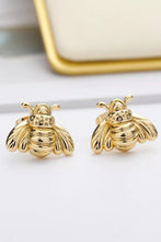 Load image into Gallery viewer, Bumble Bee Stud Earrings