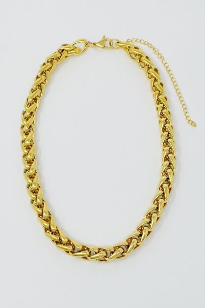 Ladies Bold and Edgy Chain Link Necklace