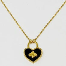 Load image into Gallery viewer, Bee Heartful Necklace