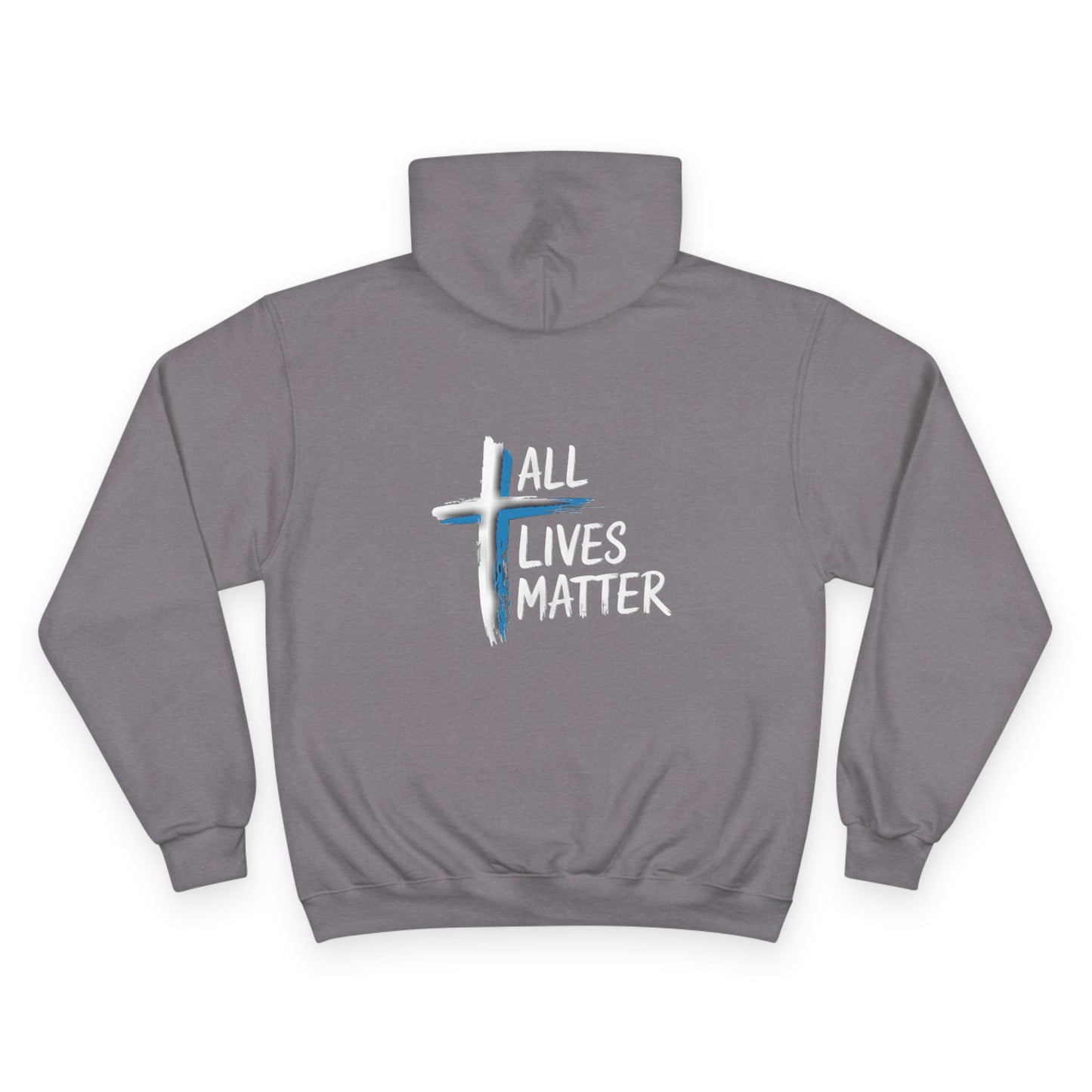 Outspoken Designs 04-02 "All Lives Matter" Designer Champion S700 Unisex Pullover Hoodie (2 colors)