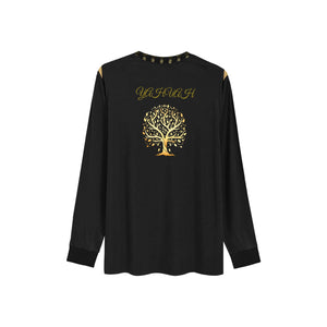 Yahuah-Tree of Life 01 Elect Men's Designer Pajama Shirt