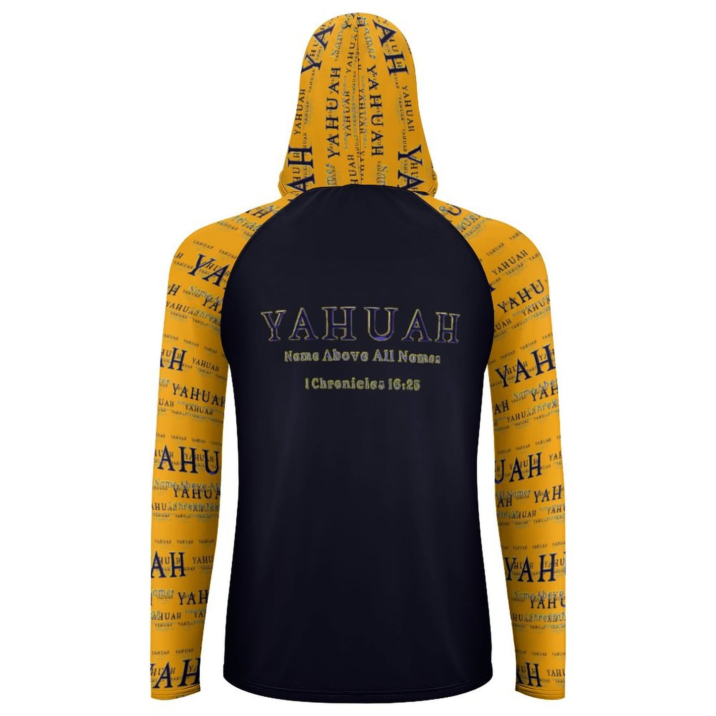 Yahuah-Name Above All Names 02-01 Men's Designer UPF 40+ Sun Protection Hoodie